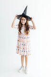 Hey Boo 3/4 Sleeve Pocket Twirl Dress - Aaria Tees Aaria Tees