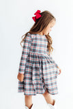 Christmas Plaid L/S Pocket Twirl Dress - Aaria Tees Aaria Tees