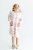 Christmas Magic L/S Pocket Twirl Dress - Aaria Tees Aaria Tees
