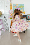 Peanut Butter Jelly Time S/S Pocket Twirl Dress - Aaria Tees Aaria Tees