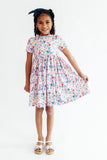 Morning Meadows S/S Pocket Twirl Dress - Aaria Tees Aaria Tees