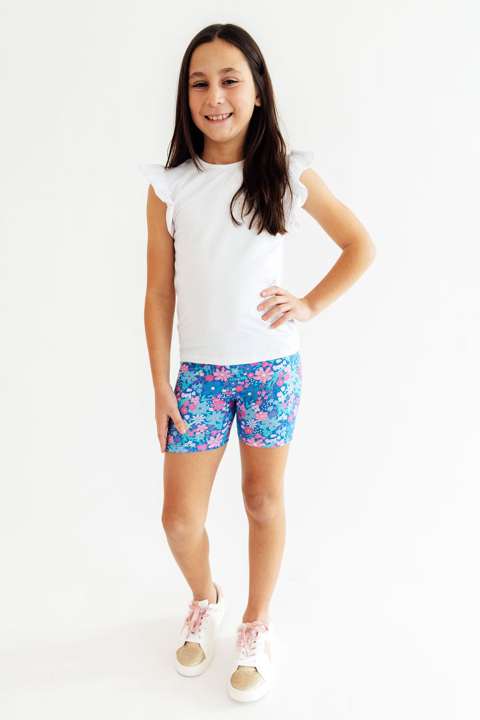 Dreaming Daisies Twirl Shorts - Aaria Tees Aaria Tees