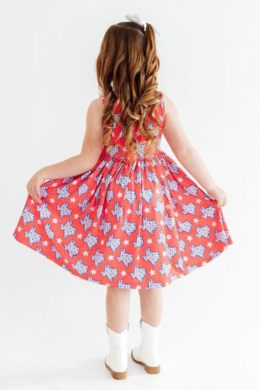 Texas Pride Tank Twirl Dress - Aaria Tees Aaria Tees