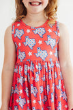 Texas Pride Tank Twirl Dress - Aaria Tees Aaria Tees