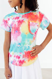 Far Out Ruffle Pocket Tee - Aaria Tees Aaria Tees