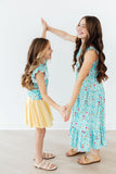Bluebell Breeze Ruffle Maxi Dress - Aaria Tees Aaria Tees