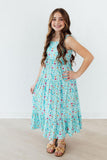 Bluebell Breeze Ruffle Maxi Dress - Aaria Tees Aaria Tees