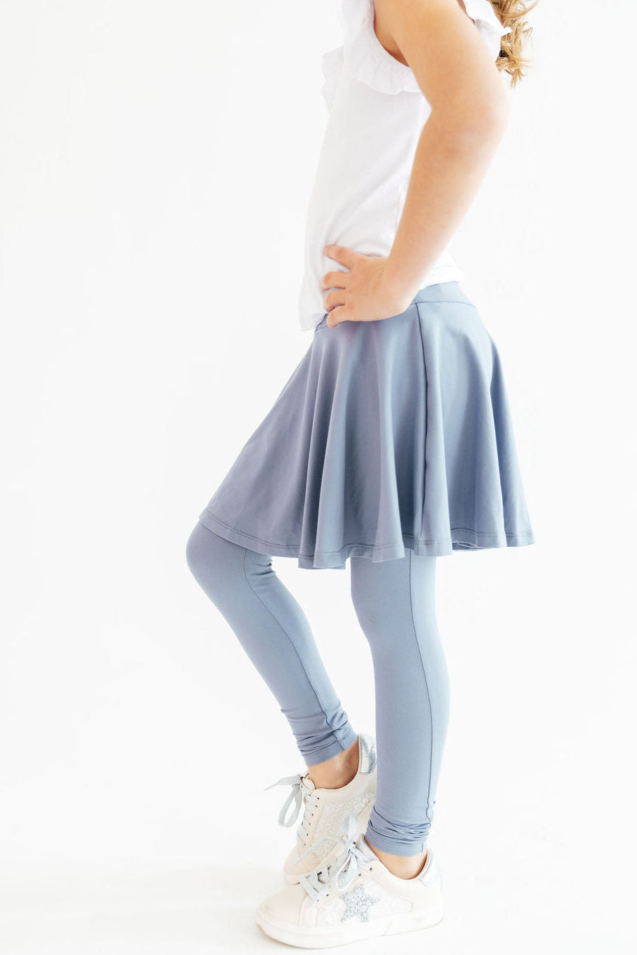 Dusty Blue Twirl Skegging - Aaria Tees Aaria Tees