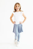 Dusty Blue Twirl Skegging - Aaria Tees Aaria Tees
