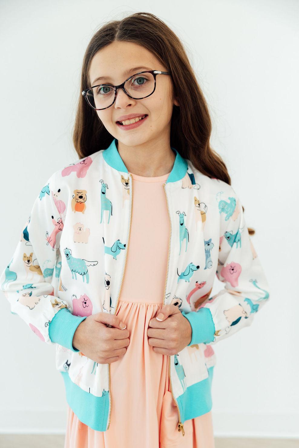 Puppy Pals Satin Jacket - Aaria Tees Aaria Tees