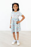 Unicorn Queen S/S Pocket Twirl Dress - Aaria Tees Aaria Tees