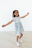 Unicorn Queen S/S Pocket Twirl Dress - Aaria Tees Aaria Tees