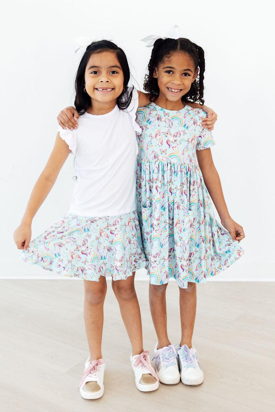 Unicorn Queen Ruffle Twirl Skort - Aaria Tees Aaria Tees