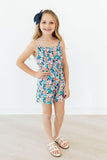 Island Blossoms Strappy Play Romper - Aaria Tees Aaria Tees