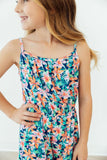 Island Blossoms Strappy Play Romper - Aaria Tees Aaria Tees