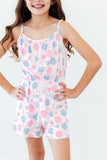 Sandy Shells Strappy Play Romper - Aaria Tees Aaria Tees