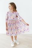 French Quarter Fun 3/4 Sleeve Pocket Twirl Dress - Aaria Tees Aaria Tees