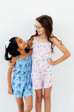 Sandy Shells Strappy Play Romper - Aaria Tees Aaria Tees