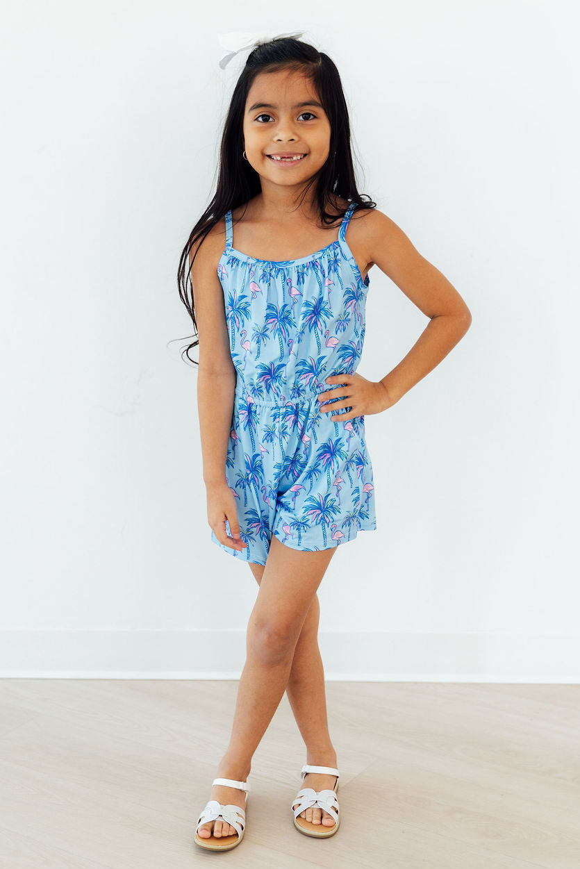 Island Time Strappy Play Romper - Aaria Tees Aaria Tees
