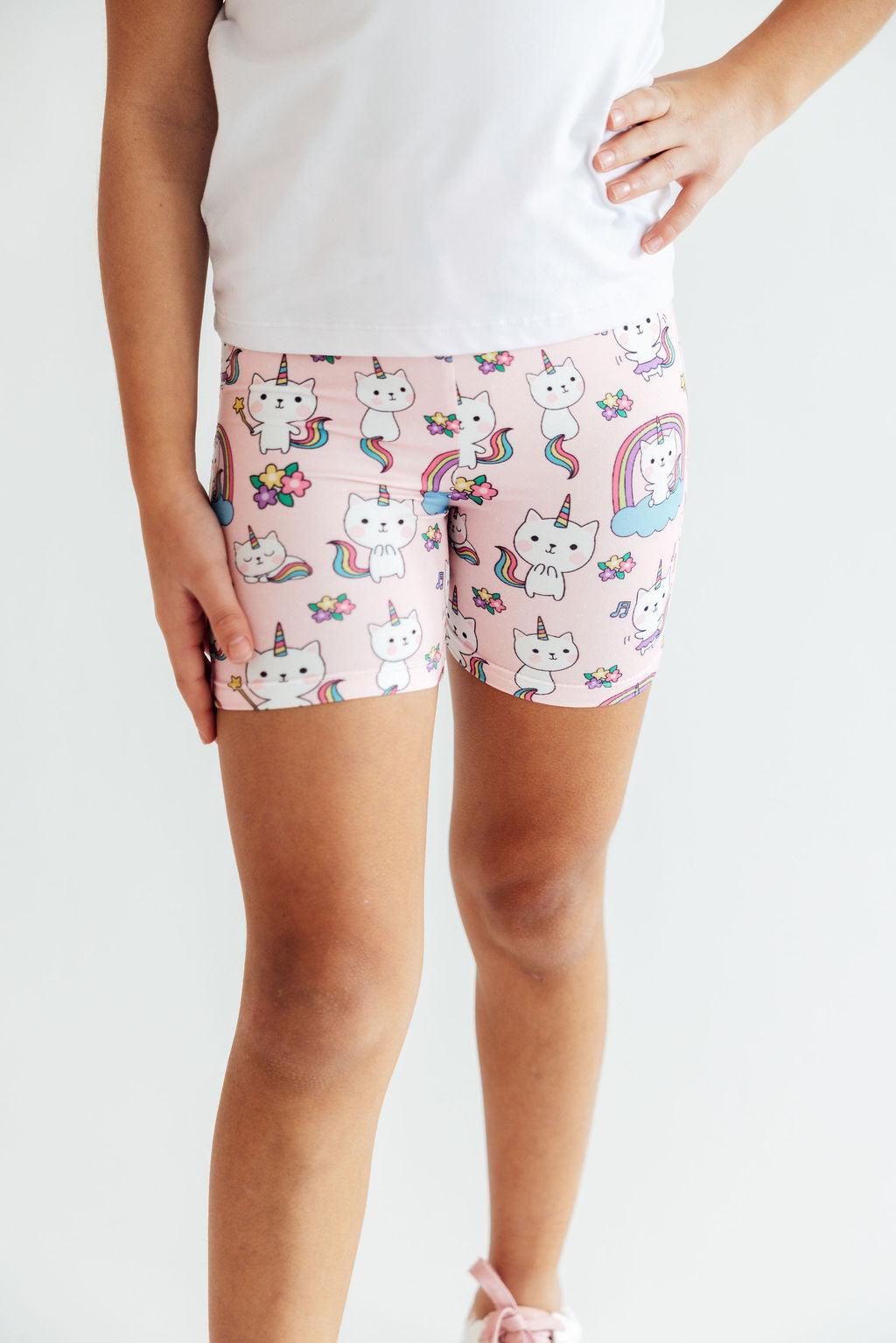 Rainbow Purr-fection Twirl Shorts - Aaria Tees Aaria Tees