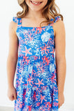 Coral Cove Ruffle Maxi Dress - Aaria Tees Aaria Tees