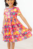 Fresh & Fruity S/S Pocket Twirl Dress - Aaria Tees Aaria Tees