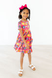 Fresh & Fruity S/S Pocket Twirl Dress - Aaria Tees Aaria Tees