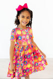 Fresh & Fruity S/S Pocket Twirl Dress - Aaria Tees Aaria Tees