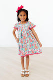 Preppy Petals Pom Pom Dress - Aaria Tees Aaria Tees