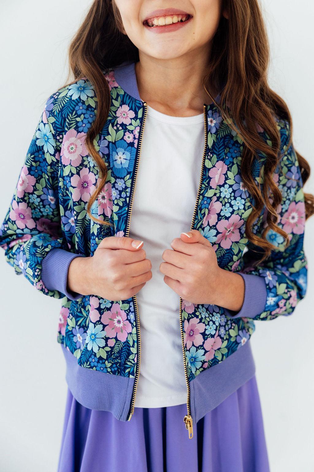 Whimsy Satin Jacket - Aaria Tees Aaria Tees