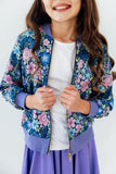 Whimsy Satin Jacket - Aaria Tees Aaria Tees