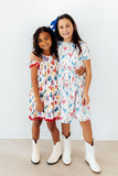 Rooster Pom Pom Dress - Aaria Tees Aaria Tees