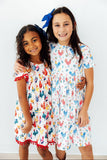 Rooster Pom Pom Dress - Aaria Tees Aaria Tees