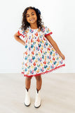 Rooster Pom Pom Dress - Aaria Tees Aaria Tees