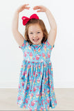 Delightful Desserts S/S Pocket Twirl Dress - Aaria Tees Aaria Tees