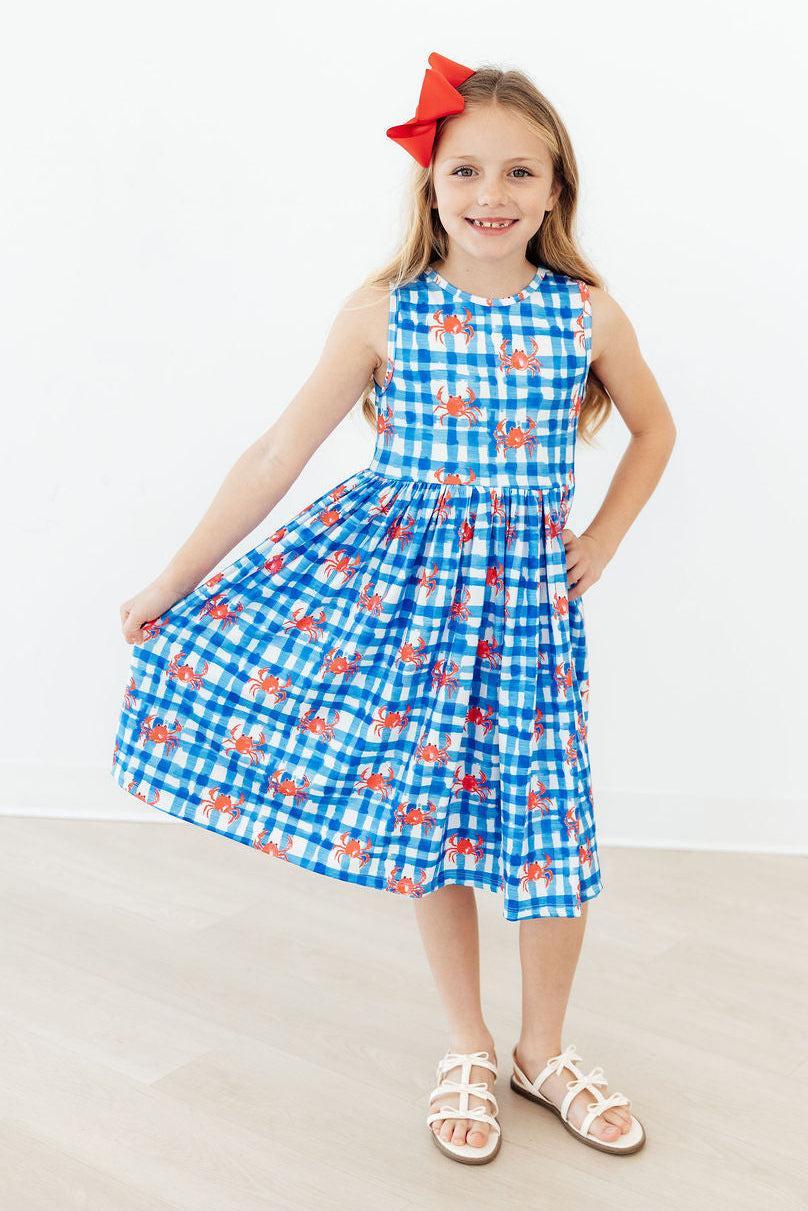 Crabby Cutie Tank Twirl Dress - Aaria Tees Aaria Tees