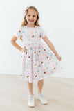 Game Day Girlie S/S Pocket Twirl Dress - Aaria Tees Aaria Tees