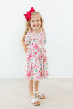 Princess & the Froggie S/S Pocket Twirl Dress - Aaria Tees Aaria Tees