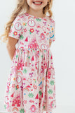 Princess & the Froggie S/S Pocket Twirl Dress - Aaria Tees Aaria Tees