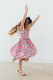 Once Upon a Castle Flutter Sleeve Twirl Dress - Aaria Tees Aaria Tees