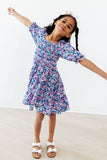 Darling Daisies Smocked Ruffle Dress - Aaria Tees Aaria Tees