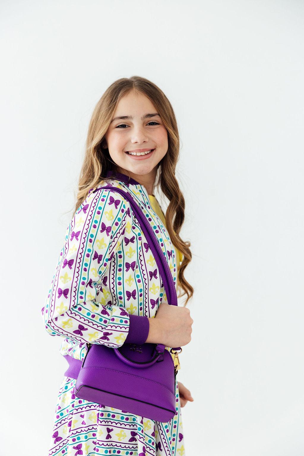 Mardi Gras Satin Jacket - Aaria Tees Aaria Tees