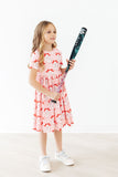 Pitcher Perfect S/S Pocket Twirl Dress - Aaria Tees Aaria Tees