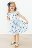 Berry Cute Flutter Sleeve Twirl Dress - Aaria Tees Aaria Tees