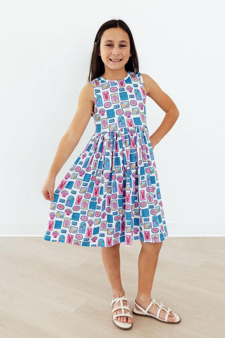 Amalfi Adventure Tank Twirl Dress - Aaria Tees Aaria Tees