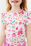 Princess & the Froggie S/S Ruffle Tee - Aaria Tees Aaria Tees