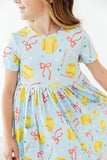 Softball Sweetie S/S Pocket Twirl Dress - Aaria Tees Aaria Tees