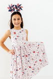 Born in the USA Tank Twirl Dress - Aaria Tees Aaria Tees