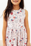 Born in the USA Tank Twirl Dress - Aaria Tees Aaria Tees