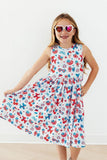 Little Miss Liberty Tank Twirl Dress - Aaria Tees Aaria Tees